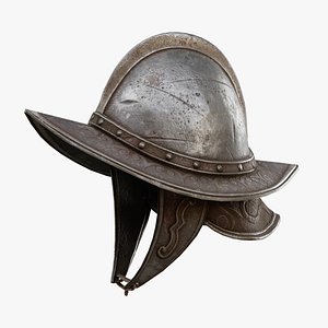 Iron Helmet 3 3D model