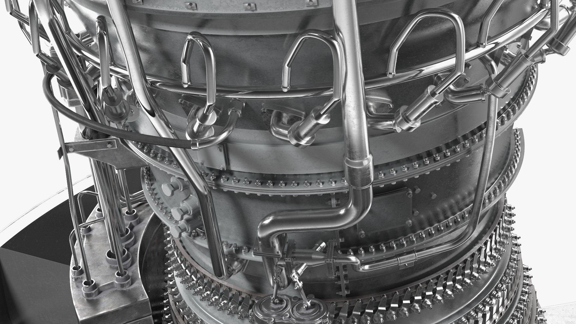 3D Aircraft Engine Canada PT6 Sectioned - TurboSquid 2078085