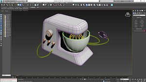 3D model Food processor
