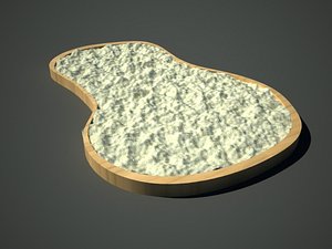 3d sandpit model