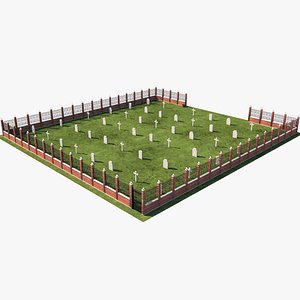 3D Graveyard model