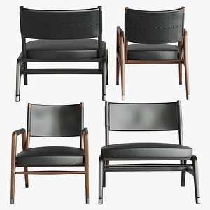 Flexform Ortigia S H Armchair 3D model