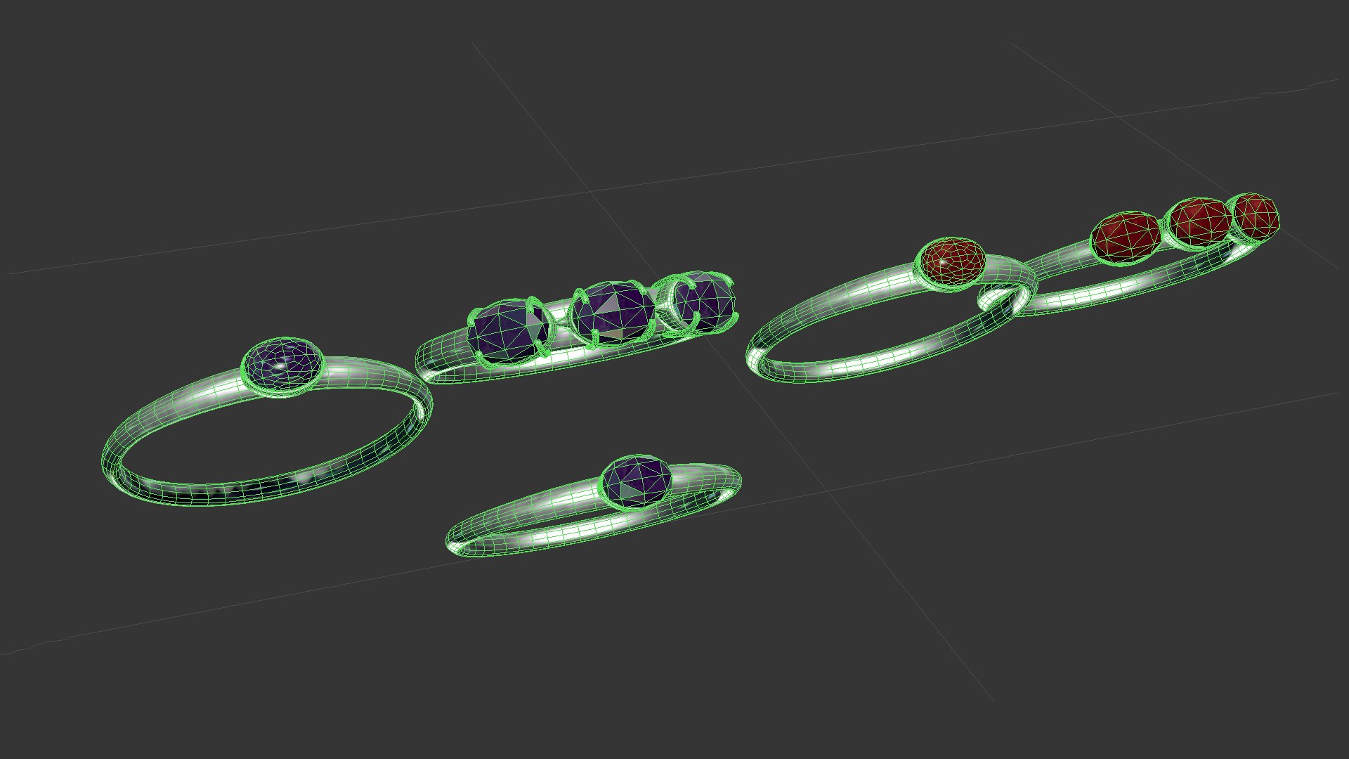 Rings 3D Model - TurboSquid 2338005