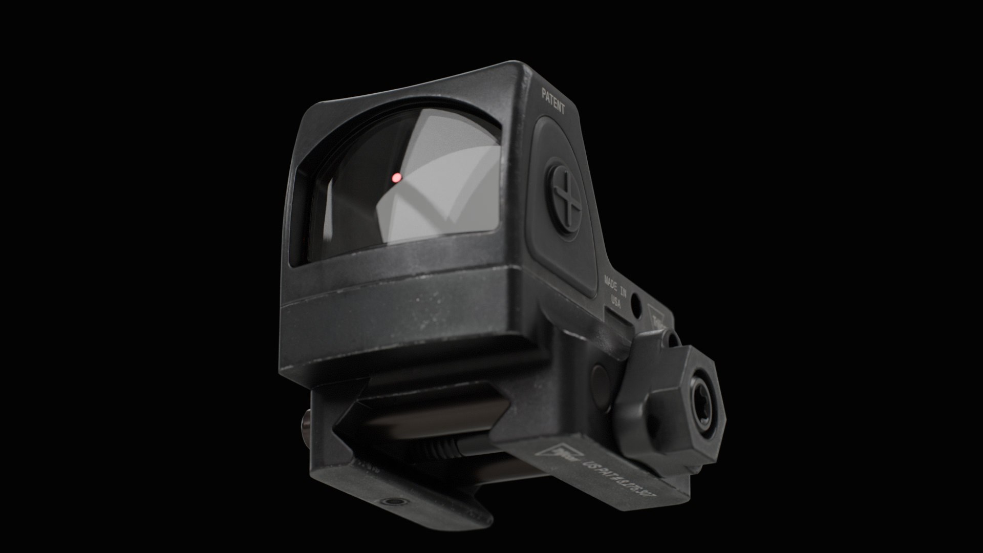 Trijicon RMR Adjustable LED And 45 Degree Mount 3D Model - TurboSquid ...