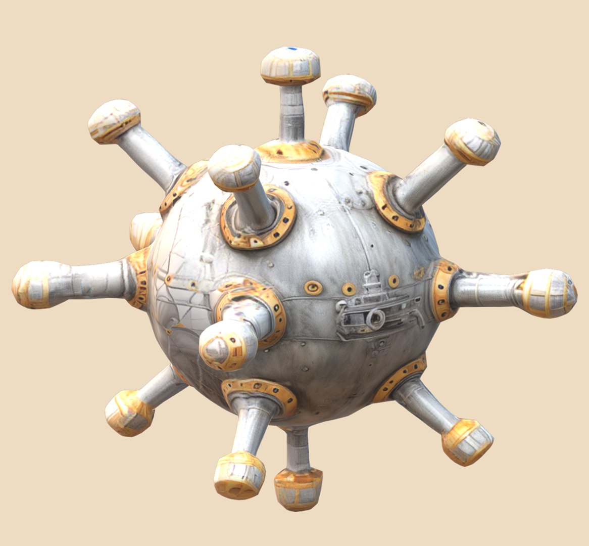 Naval Mine Underwater Bomb 3D Model - TurboSquid 2211722