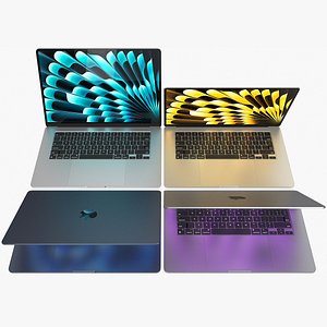 Apple MacBook Air 15 M3 2024 All Colors Rigged