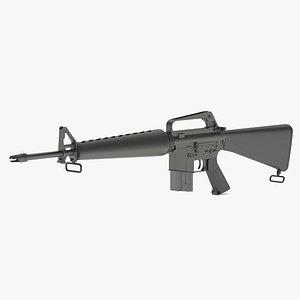 Assault Rifle Xm16E1 3D model