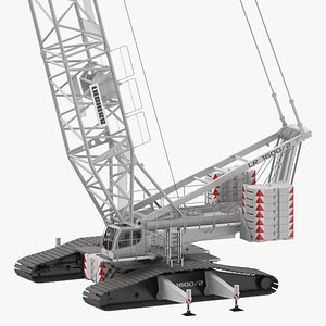Liebherr LR 1600 2 SL 102m White 3D model