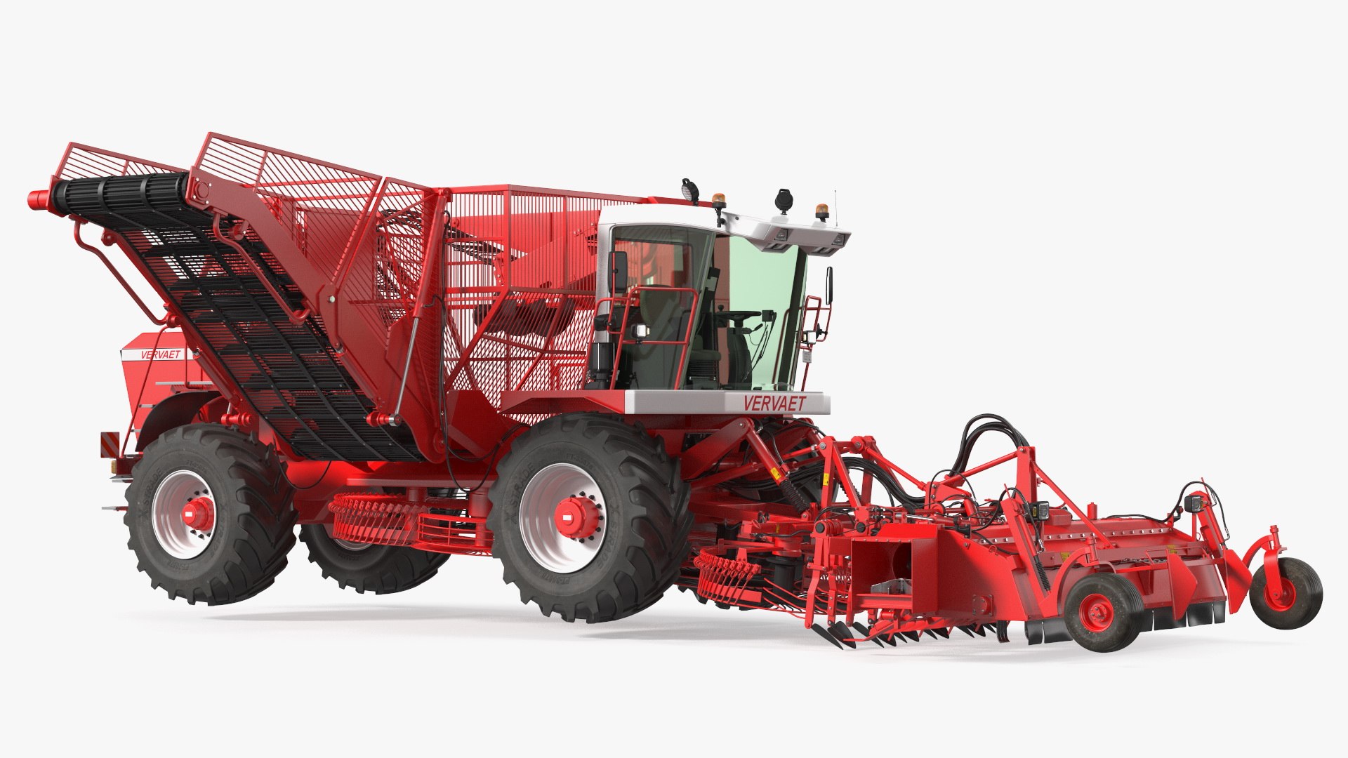 Vervaet 17T Self Propelled Beet Harvester 3D model preview