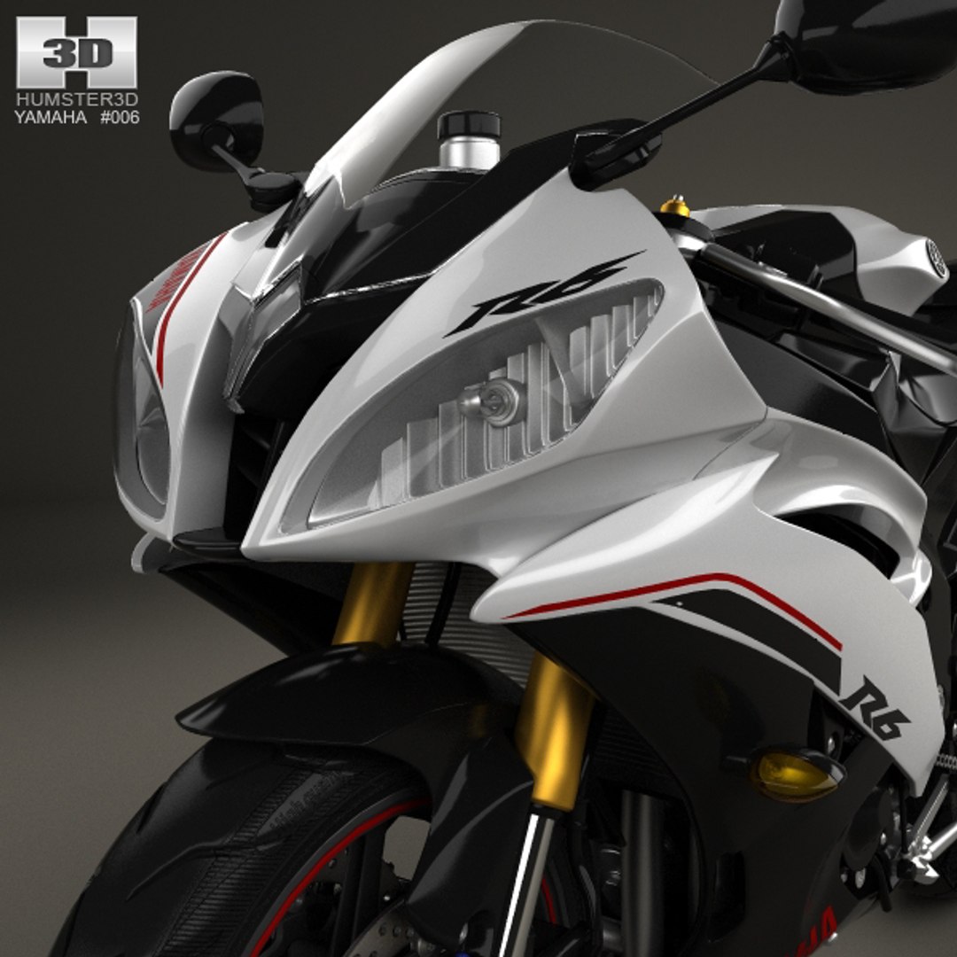 3D yamaha yzf-r6 yzf - TurboSquid 1263130