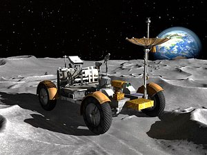 Apollo Lunar Rover Moon Car