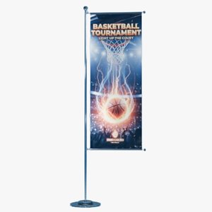 3D model 3D Banner Stand