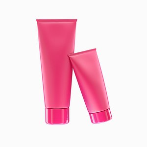 3D cream tube model