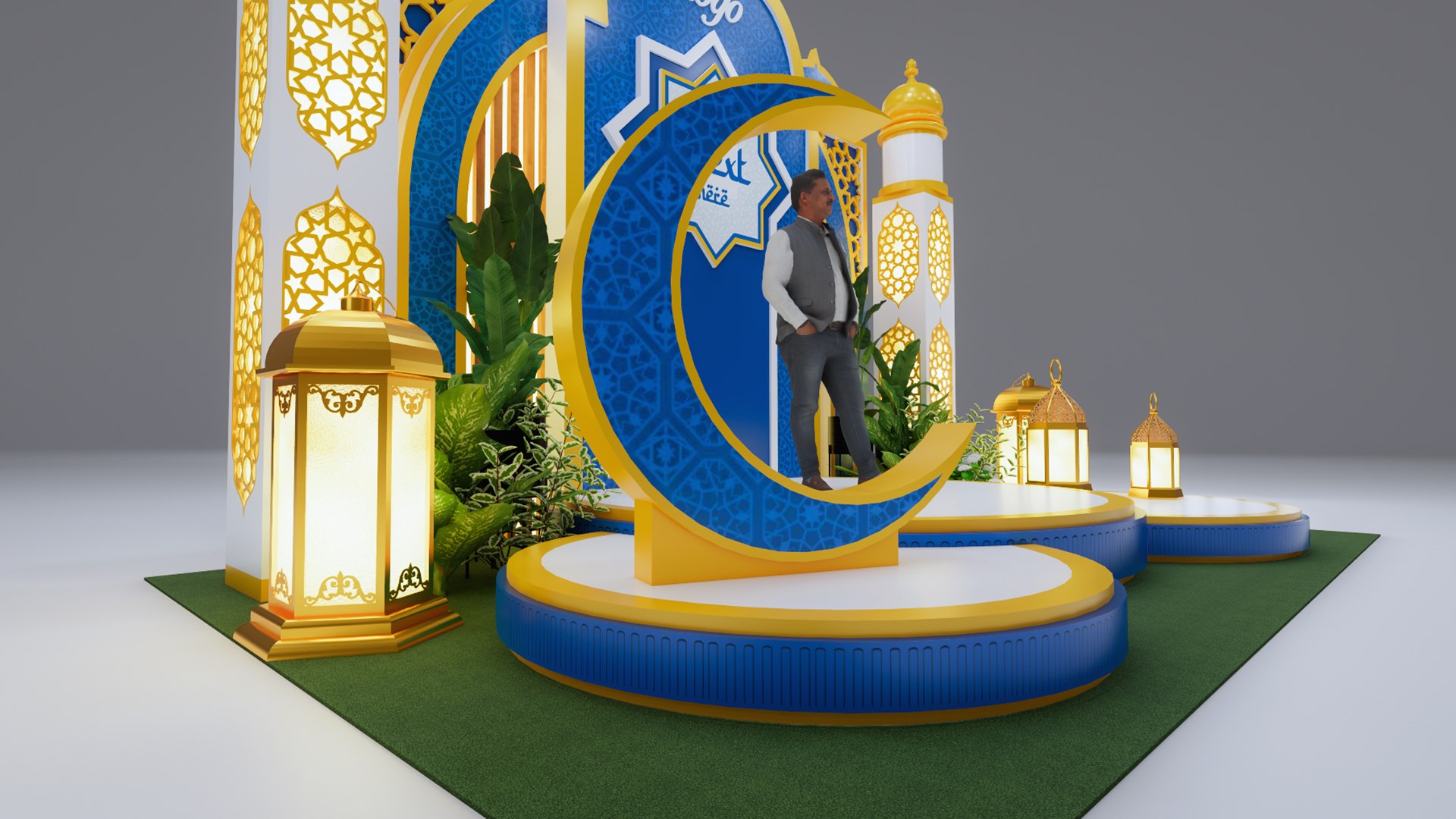Islamic Booth180725 3D Model - TurboSquid 2435575