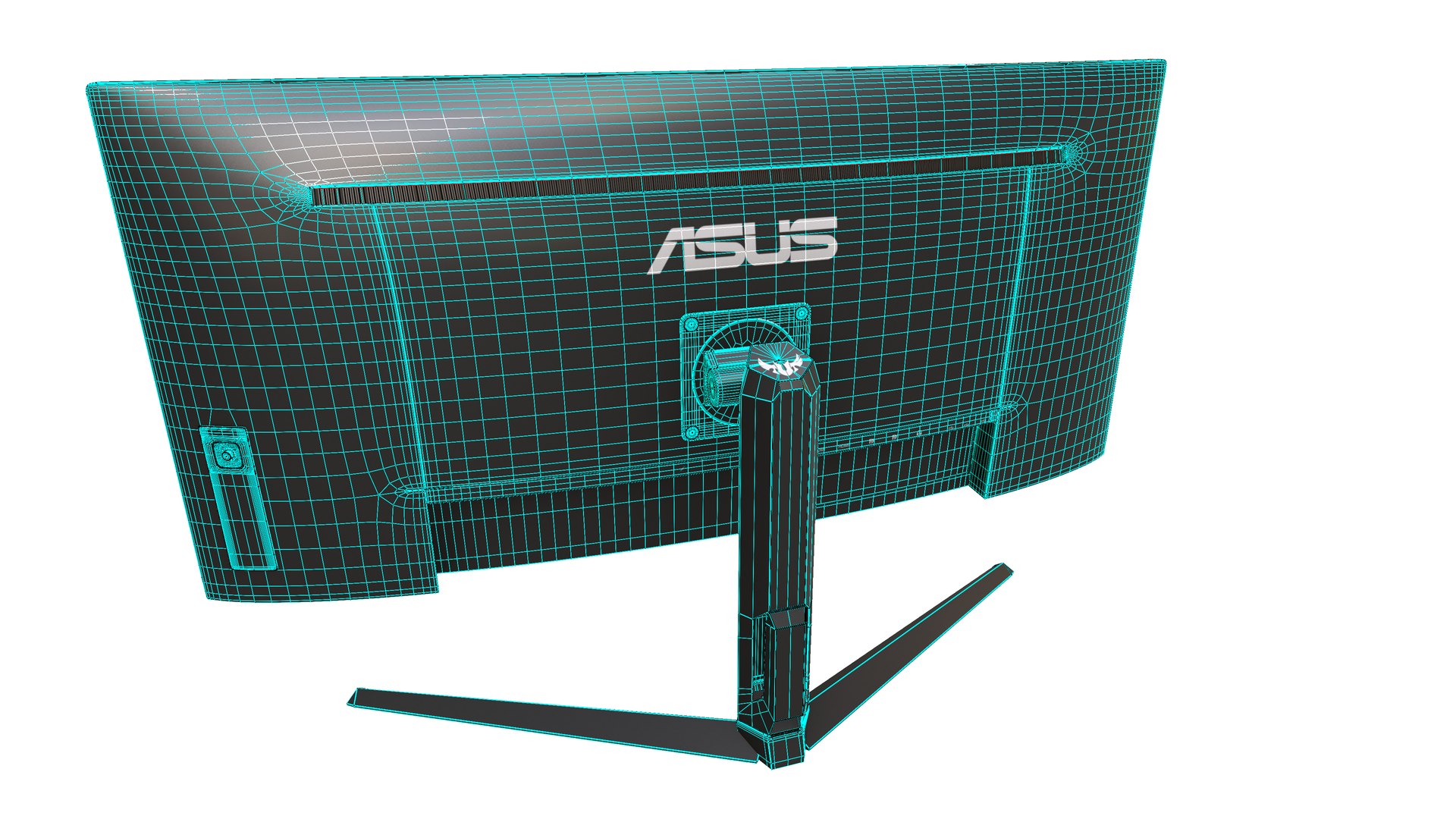 3D Asus Tuff Gaming Monitor 3D Model VR Low-poly 3D Model Model ...