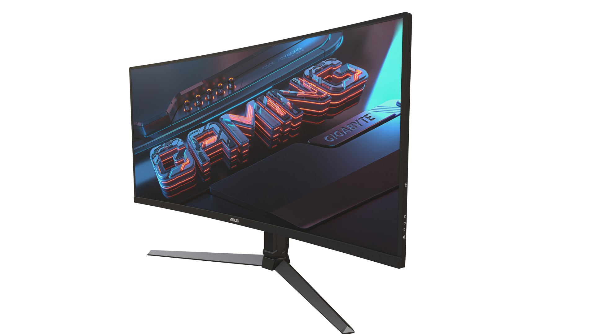 3D Asus Tuff Gaming Monitor 3D Model VR Low-poly 3D Model Model ...