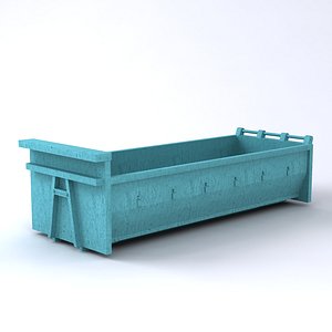 3d truck container model