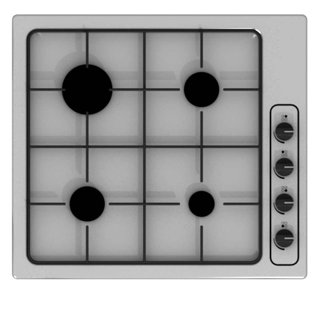 Cooktop 3D Model - TurboSquid 1210722