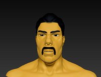 cartoon man caracter head