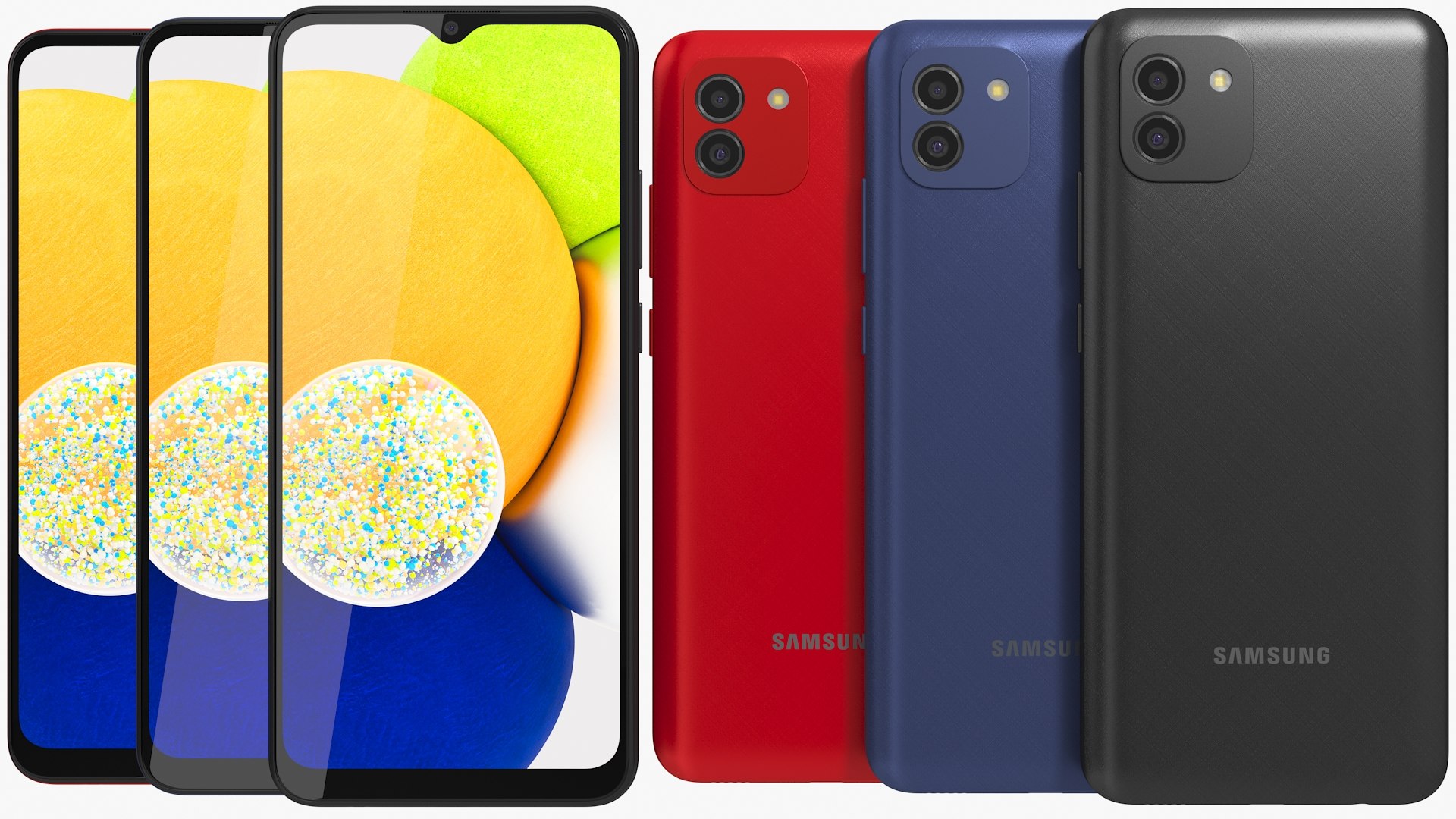 samsung a03 colours