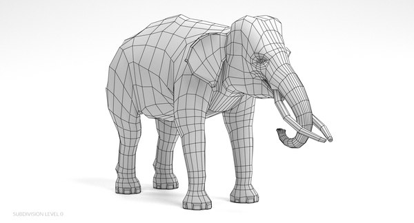 3D asian elephant male model - TurboSquid 1341687