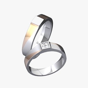 3D Wedding ring 76 model