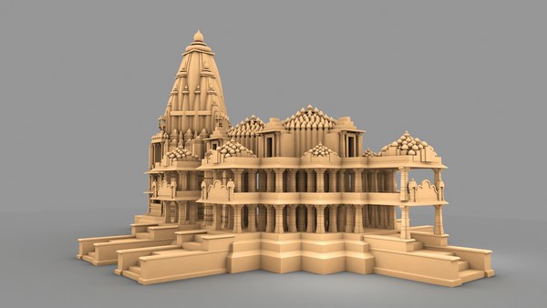 3D Somnath Temple - TurboSquid 1847947