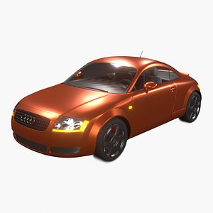 AUDI TT 3D Model Car Vehicle Transport
