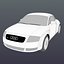 AUDI TT 3D Model Car Vehicle Transport 3D model