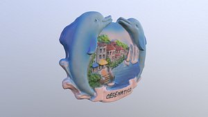 city cesenatico italy magnet 3D model