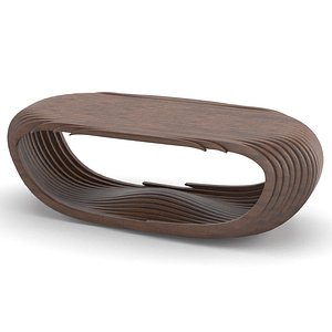 wooden table parametric 3D