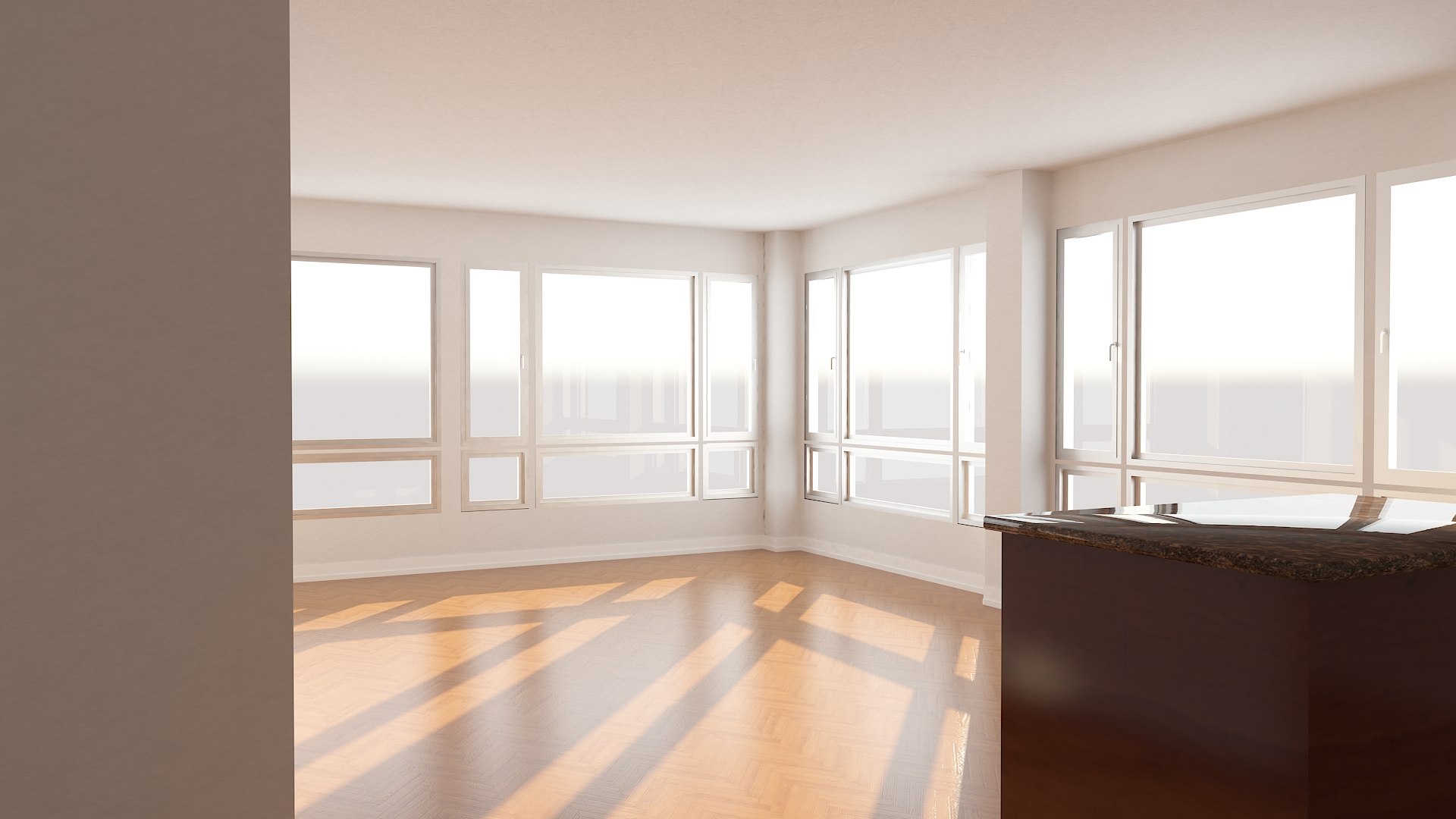 Base Interior Living Dining Room 3D Model - TurboSquid 1277729