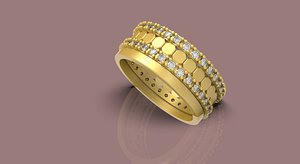 Women Ring - 0040 3D model