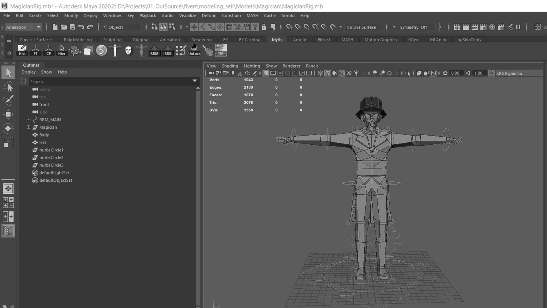 LowPoly Rigged Model 3D Model - TurboSquid 1946250