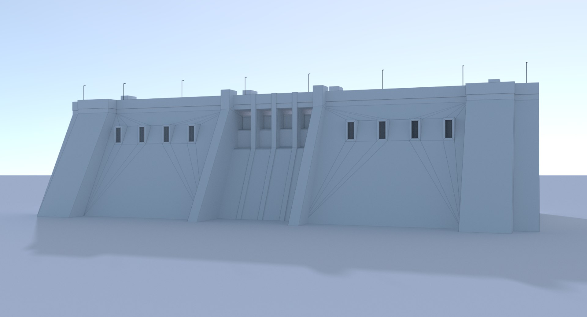 Hydroelectric Dam 1 Model - TurboSquid 1161643