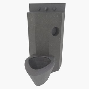 toilet prison 3D model