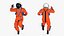 Astronaut in Advanced Crew Escape Space Suit Rigged for Maya