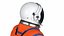 Astronaut in Advanced Crew Escape Space Suit Rigged for Maya