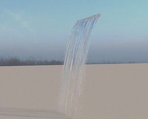 Water jet animated fountains Falling jets collection