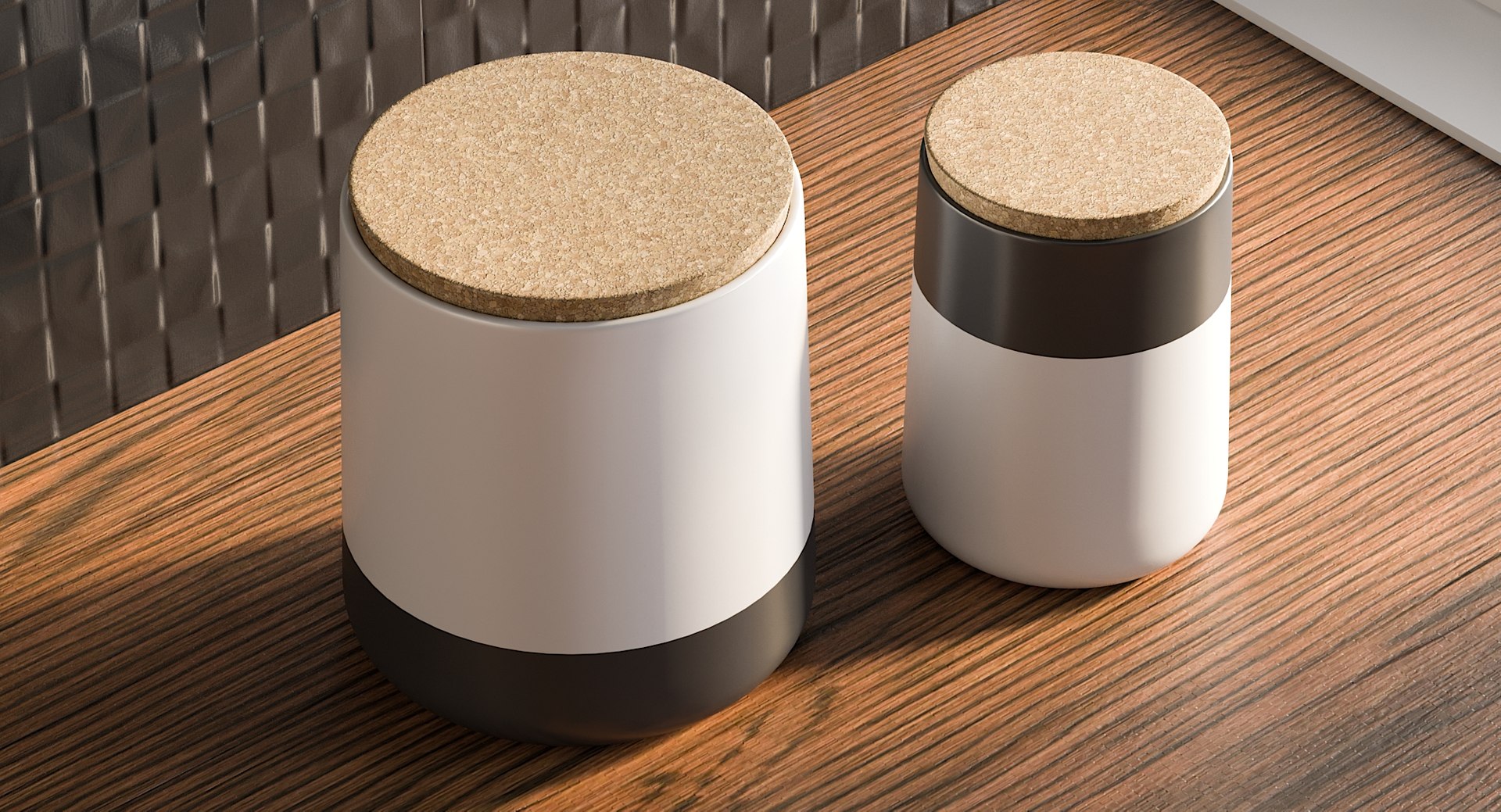 3D realistic black white canisters model https://p.turbosquid.com/ts-thumb/Nd/tUBuCn/ujRenfR2/_view02/jpg/1571997898/1920x1080/fit_q87/e524c406b32d408c5f5f3ea2d135ac1bfb29972f/_view02.jpg