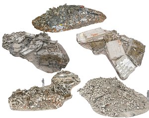 Realistic Rubble and Debris Pack 3D