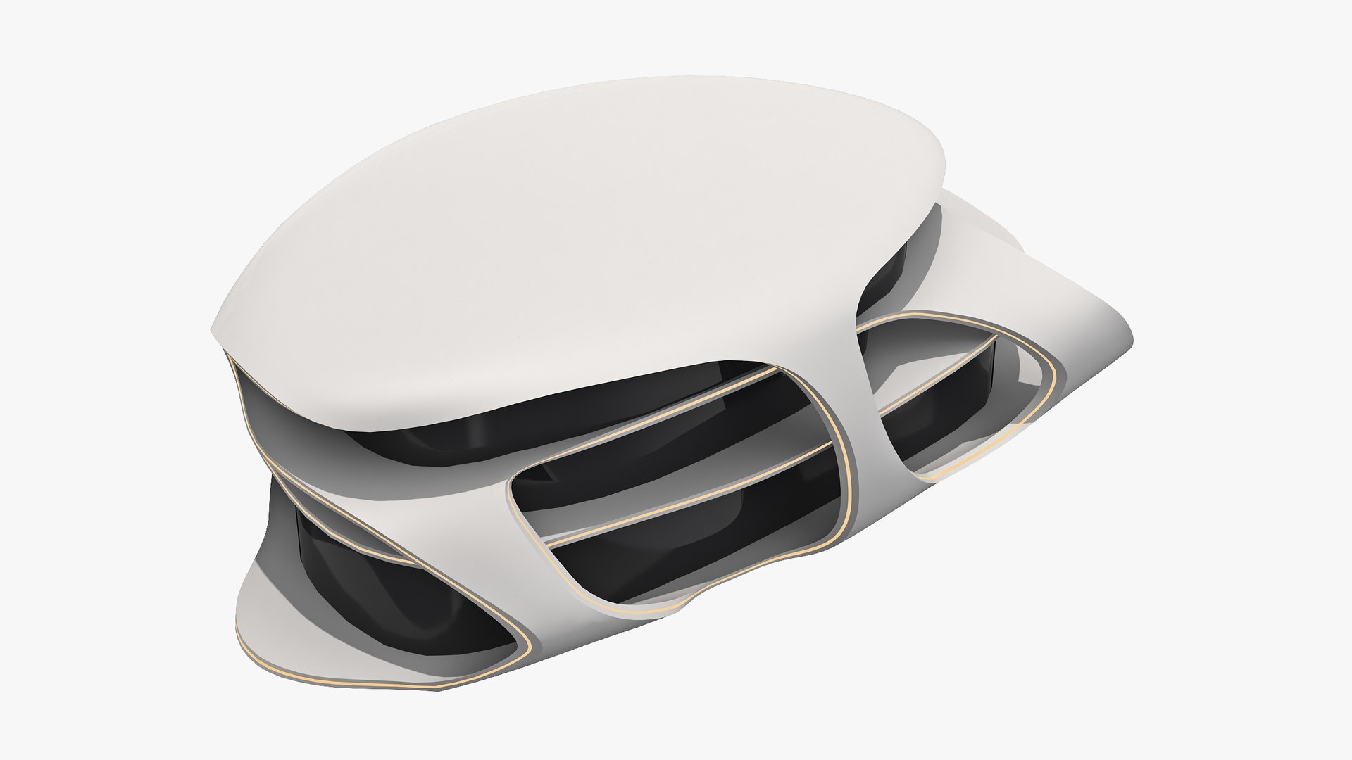 Futuristic Building 7 3D - TurboSquid 2329503