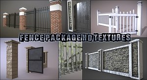 3D model fences package