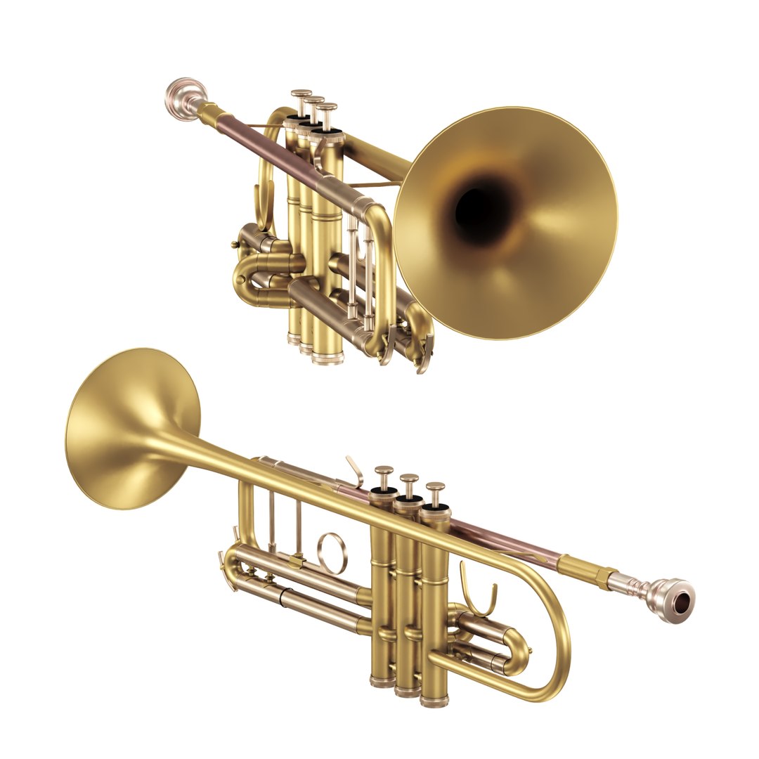 Brass Instrument Trumpet 3D Model TurboSquid 2086648