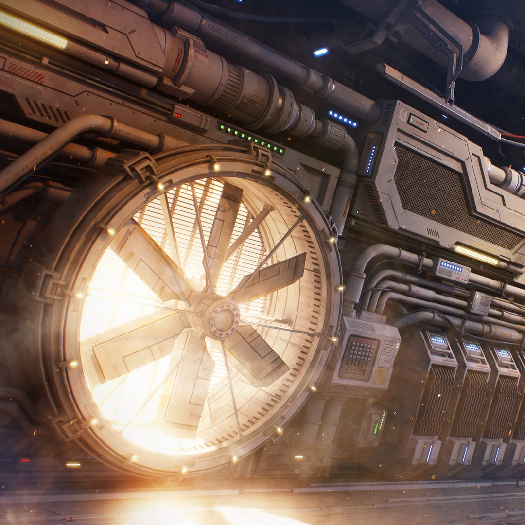 Sci Fi Industrial Objects 3 3D - TurboSquid 1955639