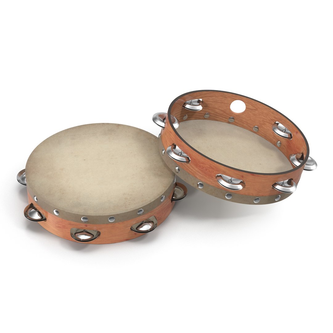 Orchestral Tambourine Generic 3D model preview