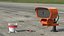 Airfield Ground Lighting Set with LED Units Orange 3D model