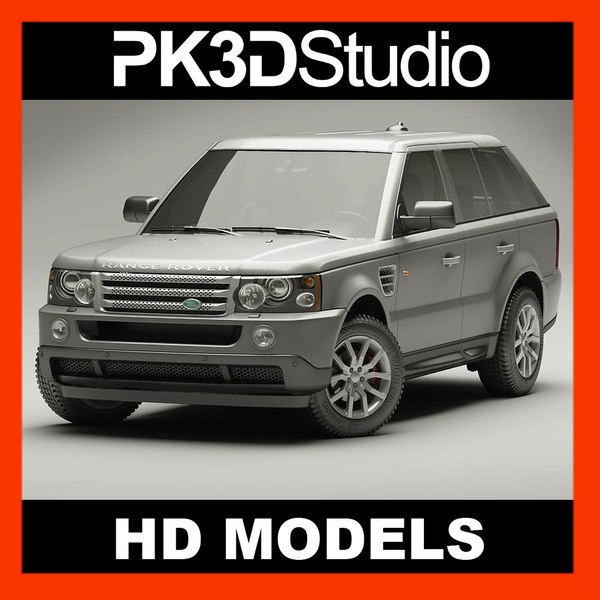 3D модель Range Rover Sport 2008 - TurboSquid 432584