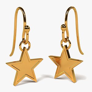 earrings 3d 3ds