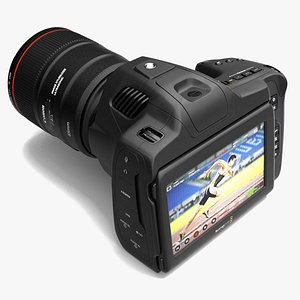 Camera Blackmagic Design 6K G2 Light On with Lens